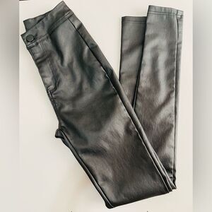 NWOT SHEIN Faux leather black pants.
